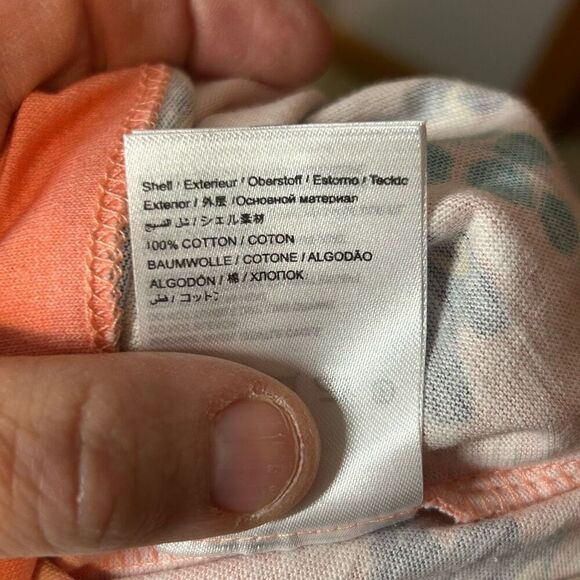 Farm Rio Anthropologie Printed Shift Mini Dress bell sleeves oversized pink comb - Picture 13 of 15